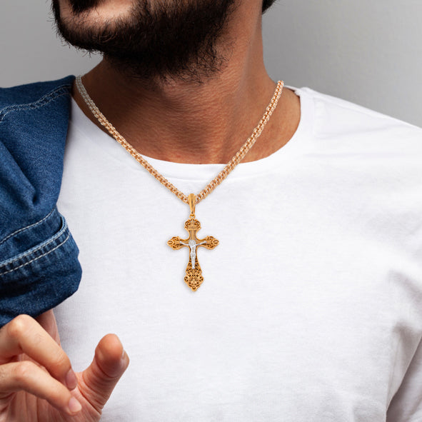 Kreuz -orthodox- aus Rotold 585