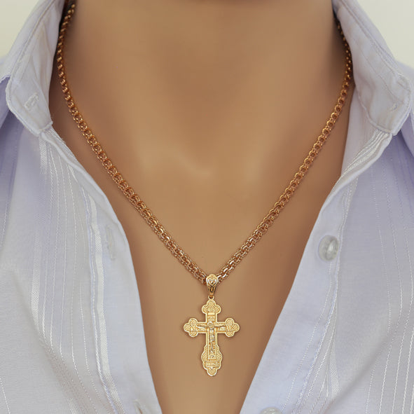 Kreuz -orthodox- aus Gold