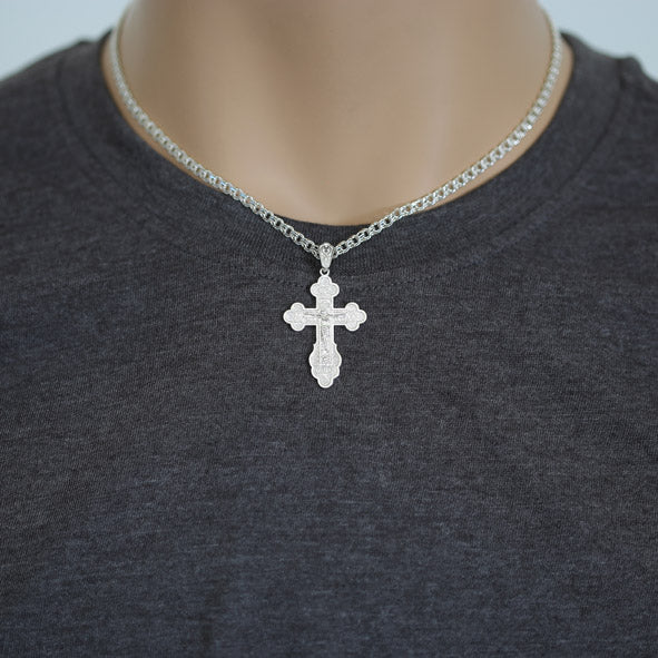 Anhänger Kreuz -orthodox- aus Gold