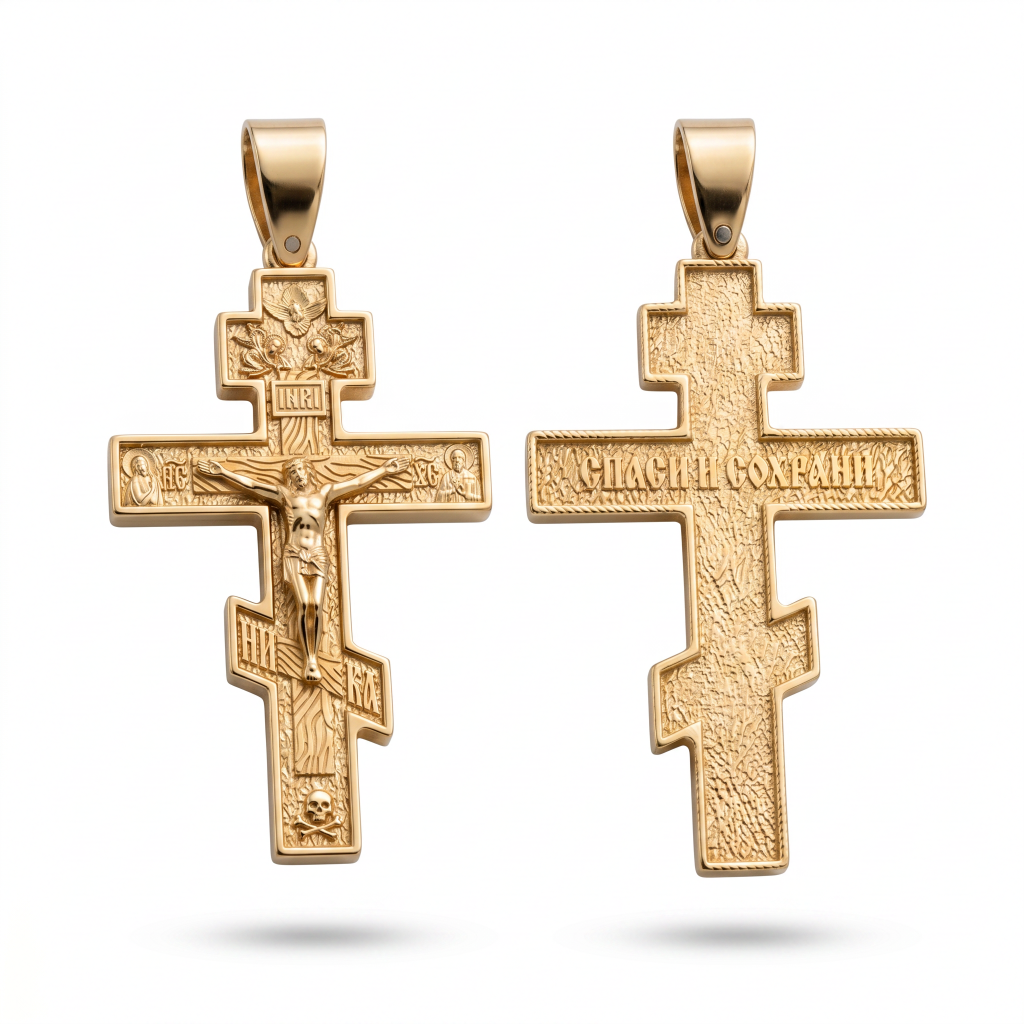 Kreuz -orthodox- aus Gold