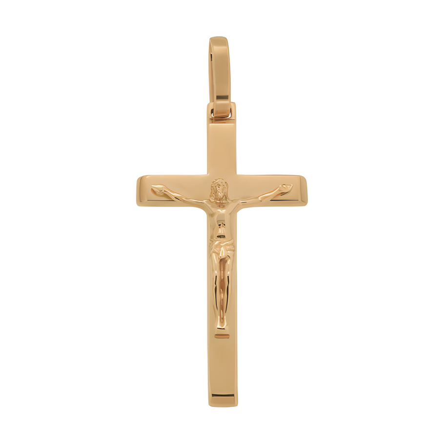 Anhänger Kreuz -orthodox- aus Gold