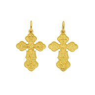 Orthodox Kreuz aus Gold
