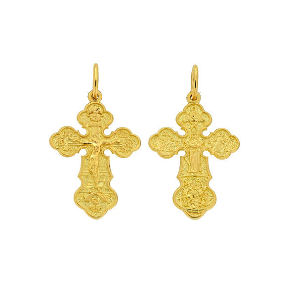 Orthodox Kreuz aus Gold