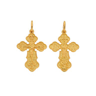 Orthodox Kreuz aus Gold