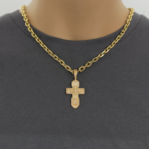 Kreuz -orthodox- aus Gold