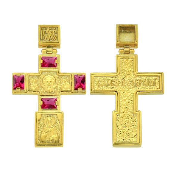 Kreuz Anhänger -orthodox- aus Gold