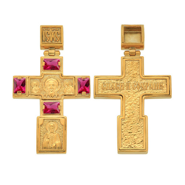 Kreuz Anhänger -orthodox- aus Gold