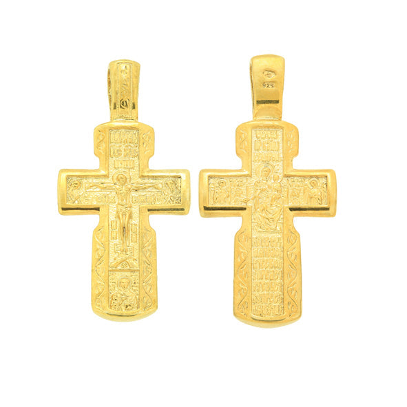 Orthodox Kreuz aus Gold