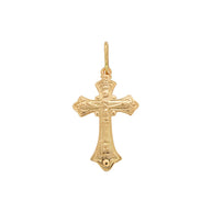 Kreuz Anhänger -orthodox- aus Rotgold