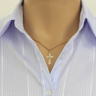 Orthodoxes Goldkreuz nach Maß