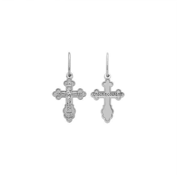 Kreuzanhänger orthodox aus Silber 925