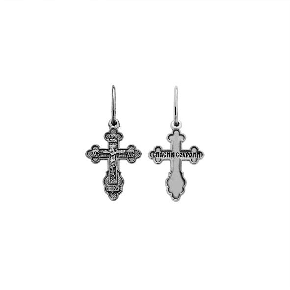 Kreuzanhänger orthodox aus Silber 925