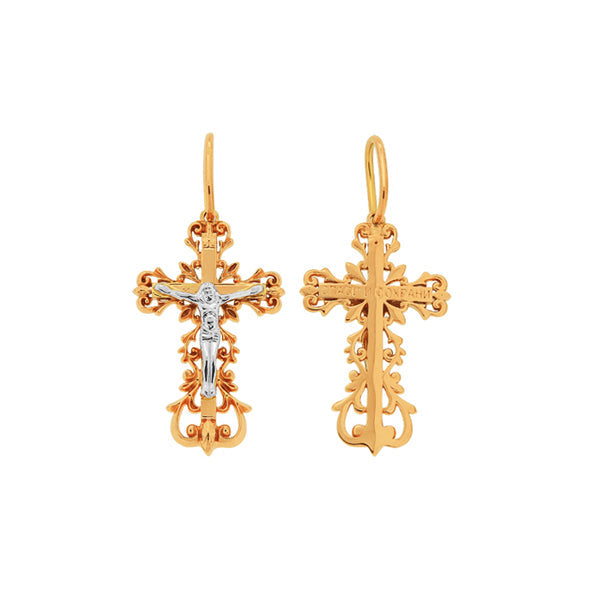 Kreuz -orthodox- aus Rotold 585