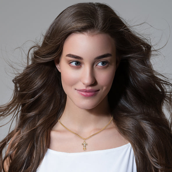 Kreuz -orthodox- aus Rotold 585