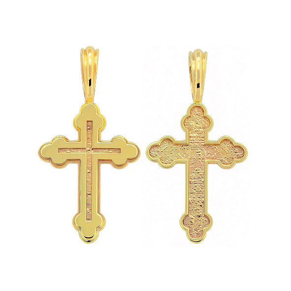 Orthodox Gold Cross Pendant