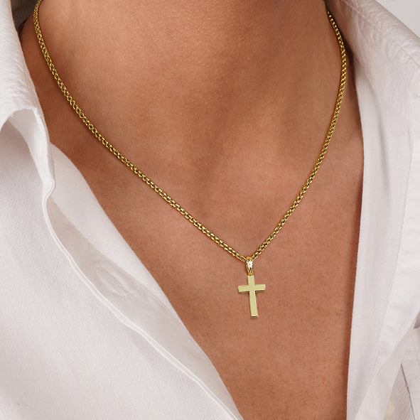 Orthodox Gold Cross Pendant