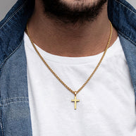 Orthodox Gold Cross Pendant