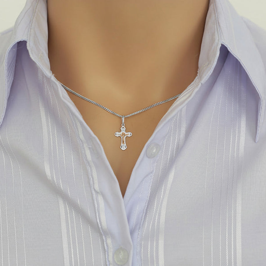 Orthodox Gold Cross Pendant