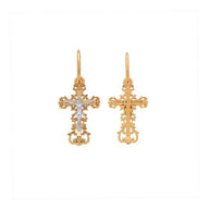 Kreuz -orthodox- aus Rotgold 585