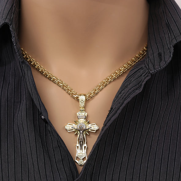 Kreuz -orthodox- aus Gold
