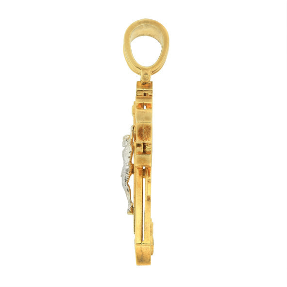 Kreuz Anhänger -orthodox- aus Gold