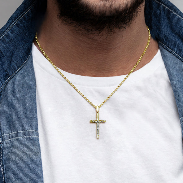 Orthodox Gold Cross Pendant