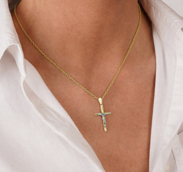 Orthodox Gold Cross Pendant