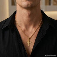 Orthodox Gold Cross Pendant