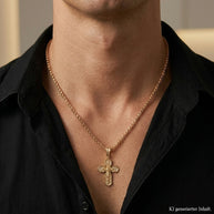 Orthodox Gold Cross Pendant