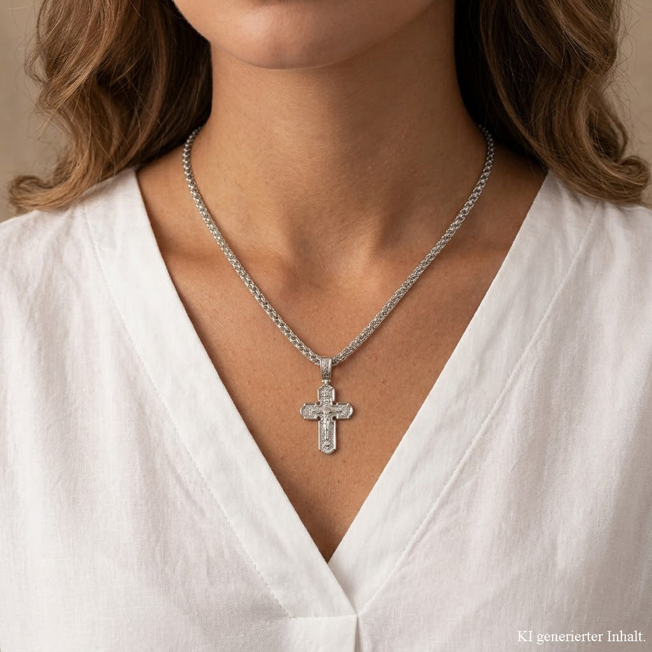 Orthodox Gold Cross Pendant