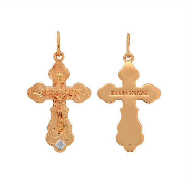 Kreuz -orthodox- aus Rotold 585