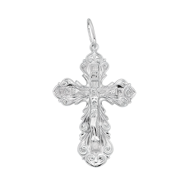 Orthodoxes Kreuz mit der Kreuzigung Christi