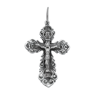 Orthodoxes Kreuz mit der Kreuzigung Christi