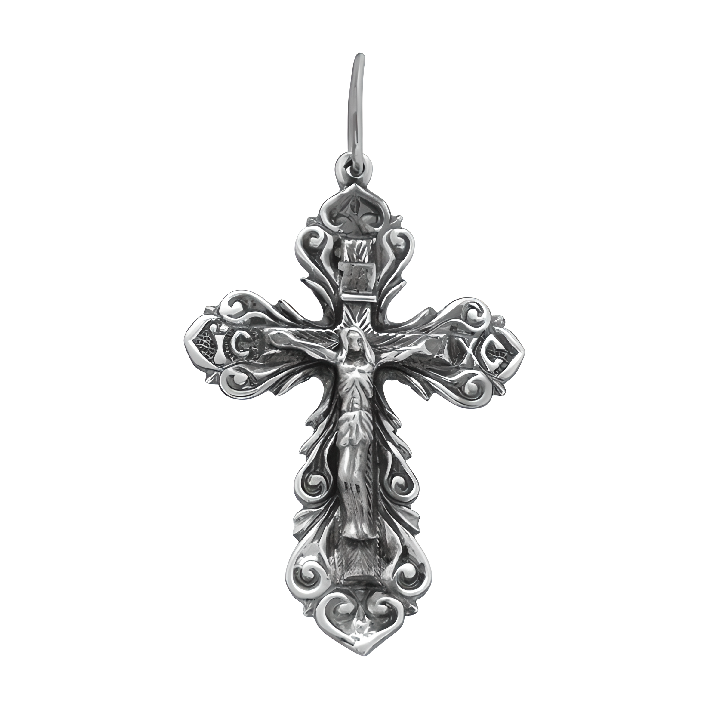 Orthodoxes Kreuz mit der Kreuzigung Christi