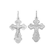 Cross pendant, silver 