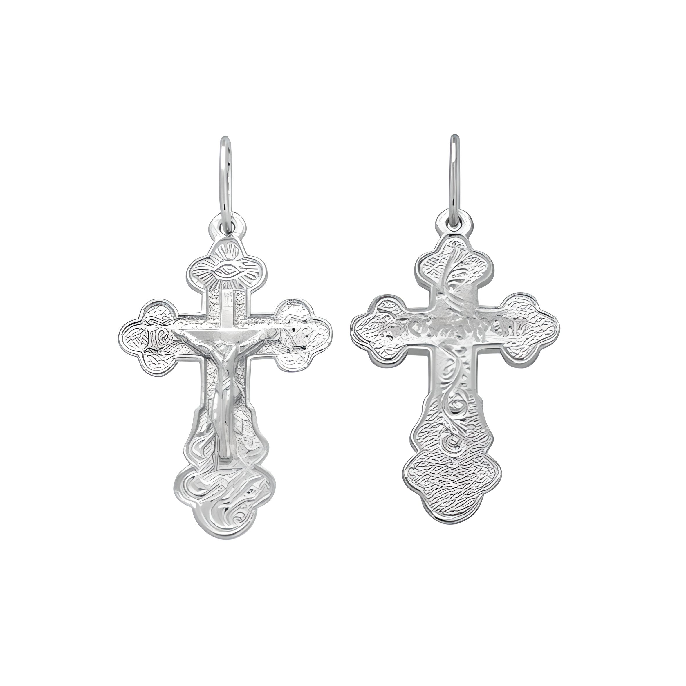 Cross pendant, silver 