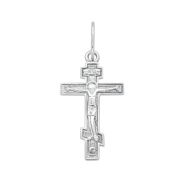 Orthodoxes Kreuz mit der Kreuzigung Christi