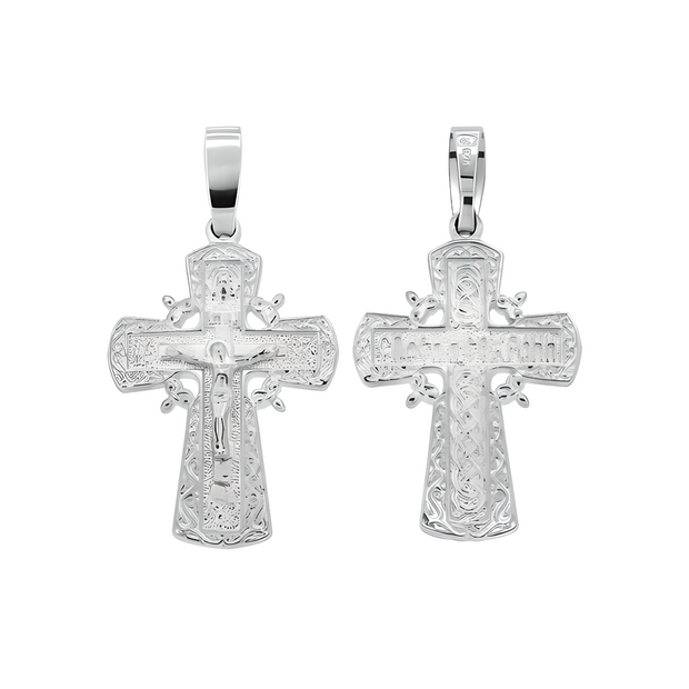 Kreuz Anhänger -orthodox- aus 925er Silber
