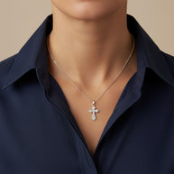 Kreuzanhäger. Silber 925