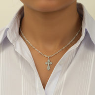 Kreuzanhäger. Silber 925