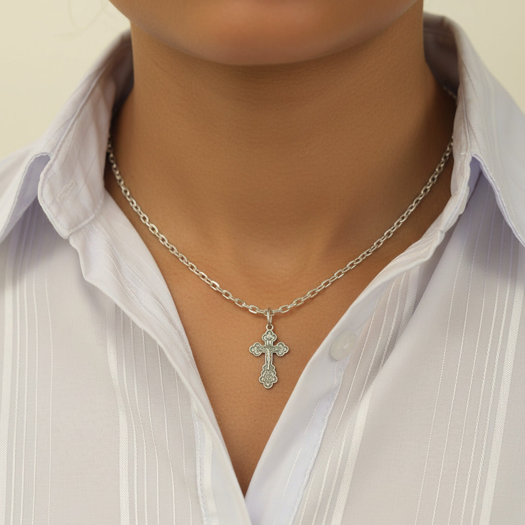 Kreuzanhäger. Silber 925