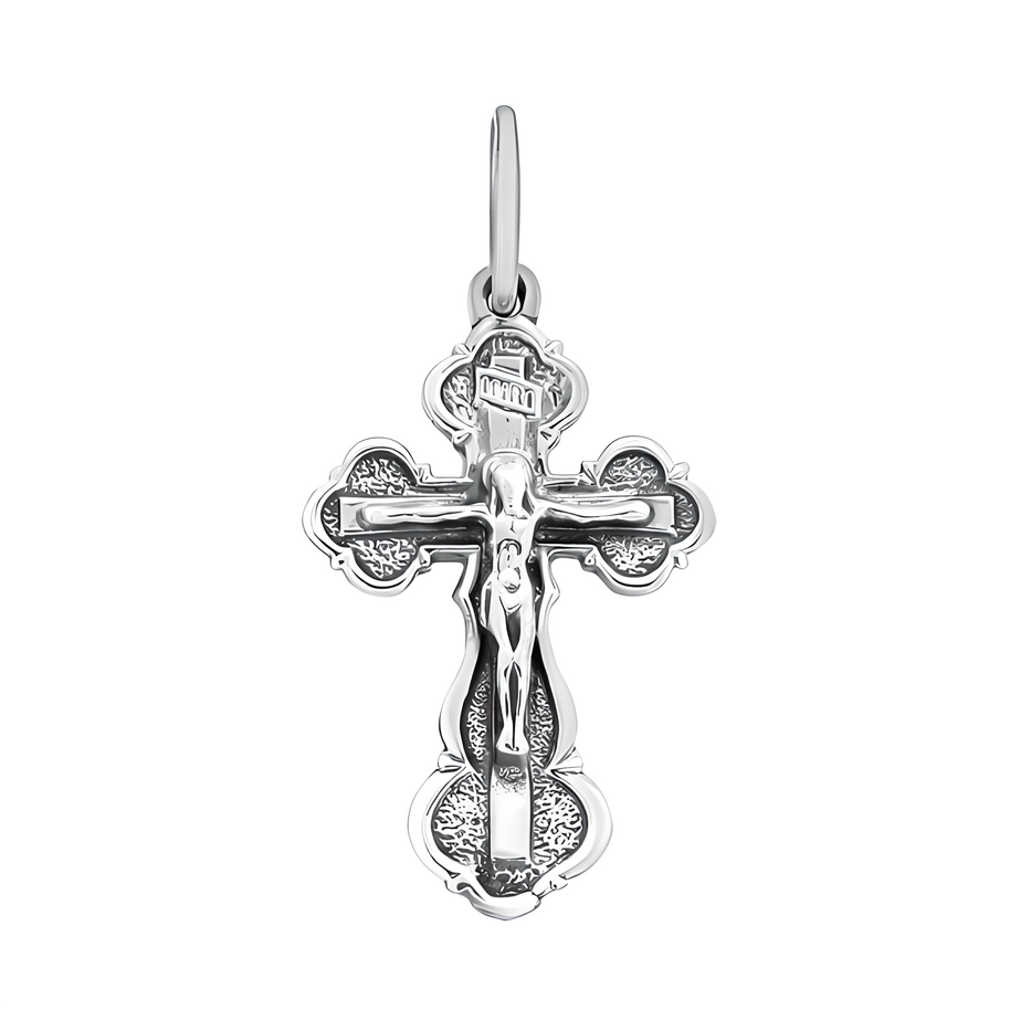 Kreuz Anhänger -orthodox- aus 925er Silber