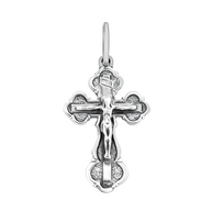 Kreuz Anhänger -orthodox- aus 925er Silber