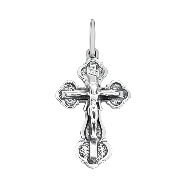 Kreuz Anhänger -orthodox- aus 925er Silber