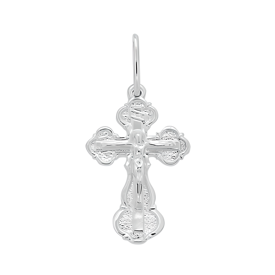 Kreuz Anhänger -orthodox- aus 925er Silber