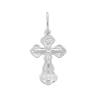 Kreuz Anhänger -orthodox- aus 925er Silber