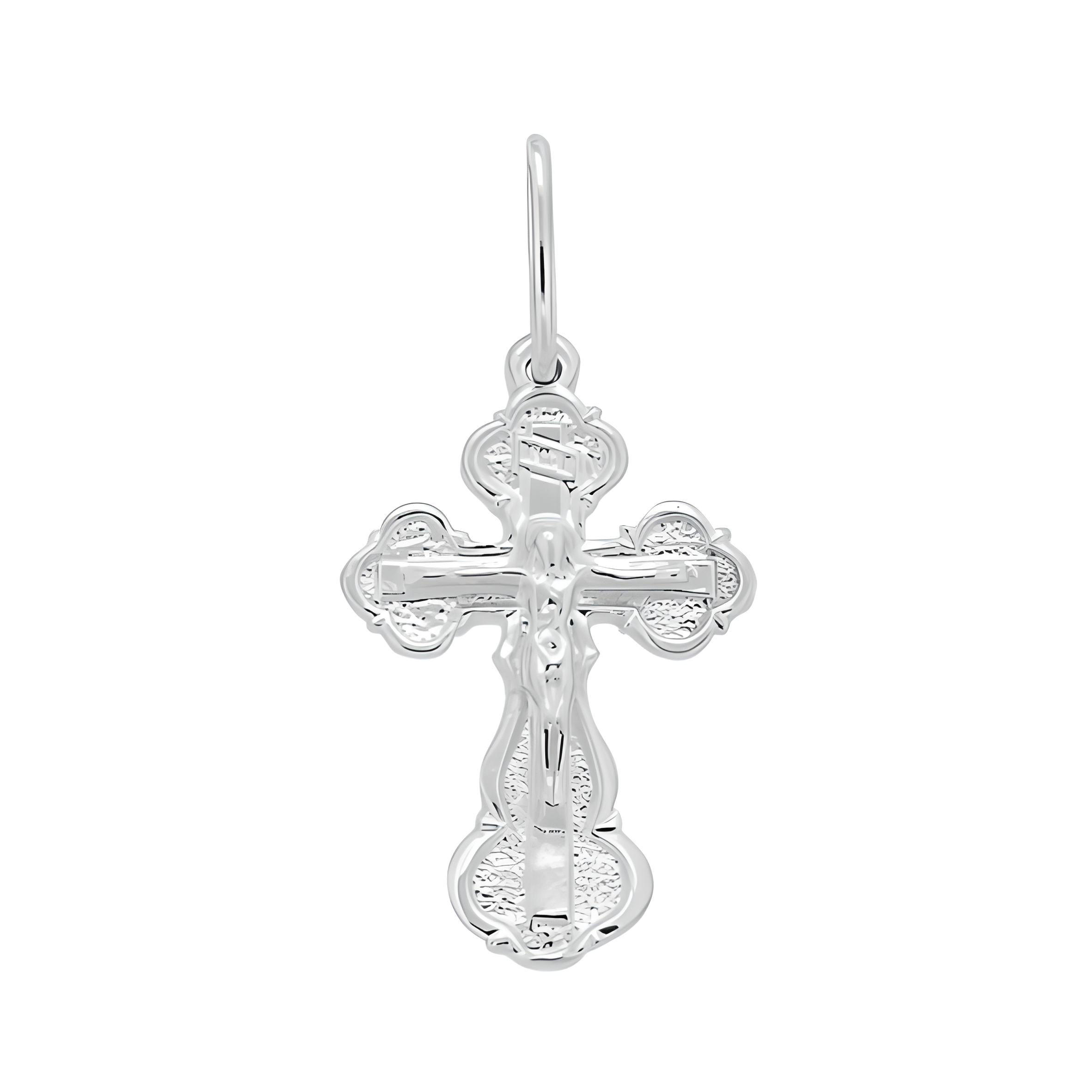 Kreuz Anhänger -orthodox- aus 925er Silber