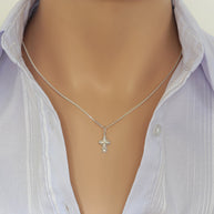 Kreuz Anhänger aus Silber