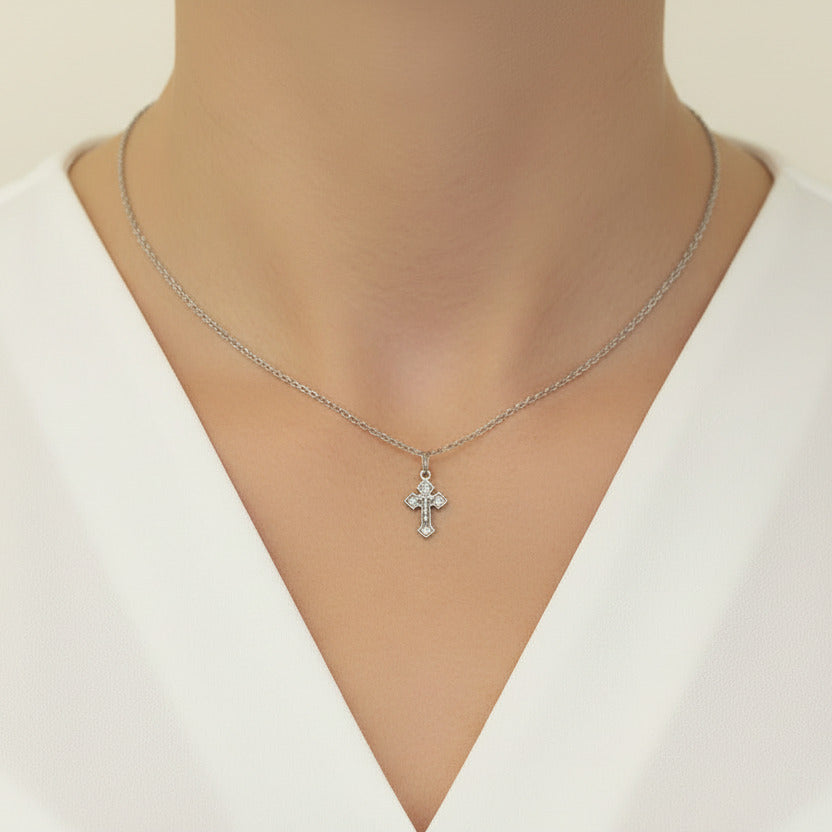 Kreuzanhäger. Silber 925