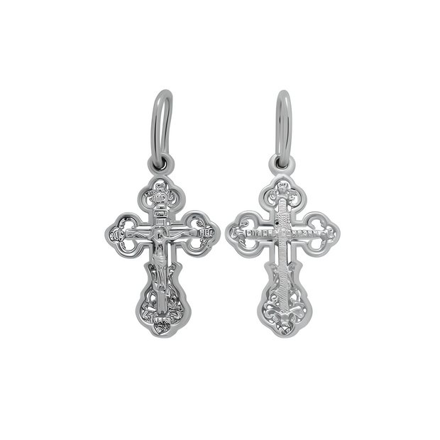 Orthodoxes Kreuz mit der Kreuzigung Christi